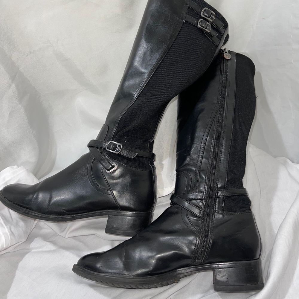 Etienne Aigner E-Celine Black Knee-High Boots - Picture 10 of 11